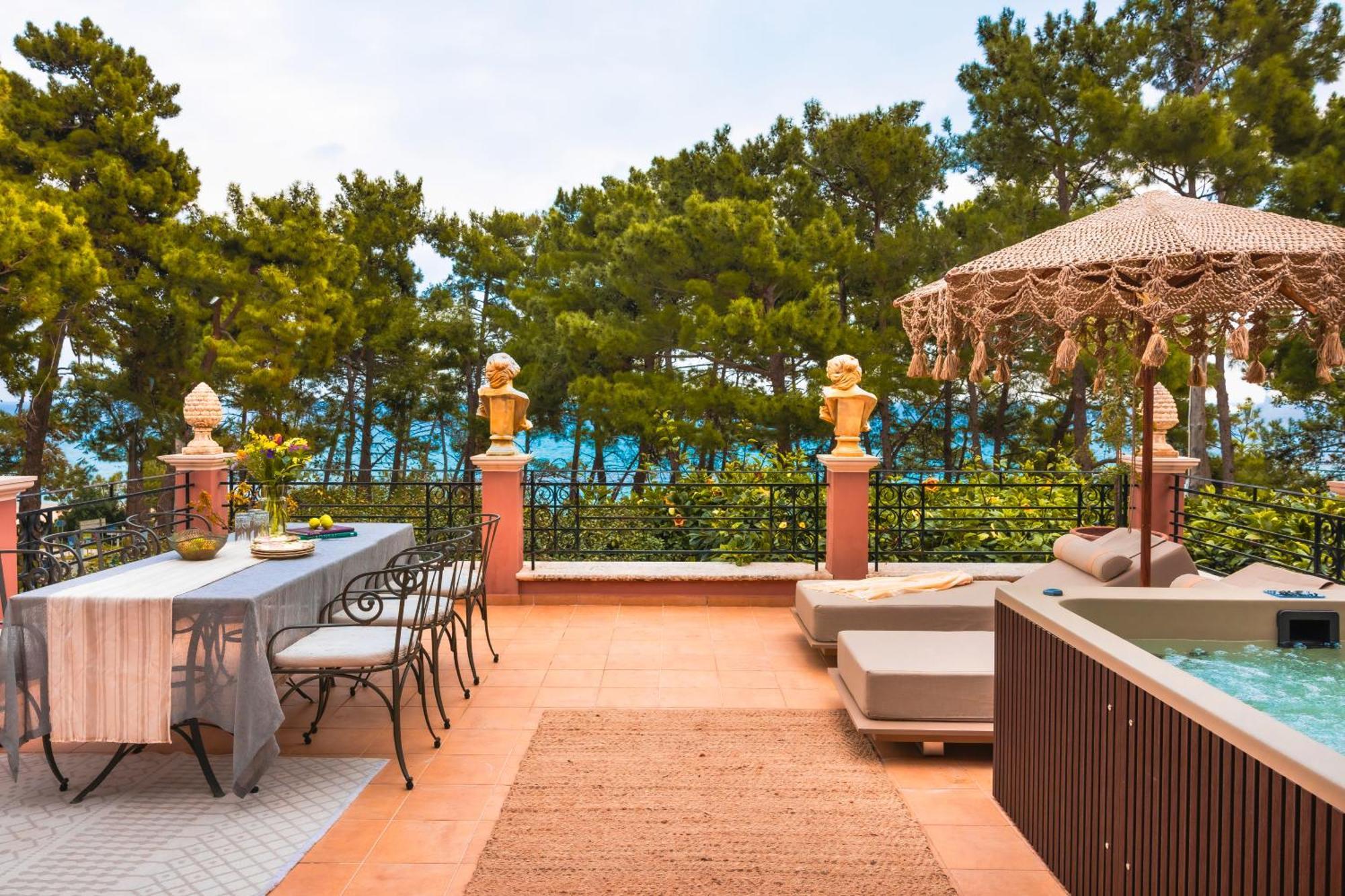 Scorpios Mansion Loft / Downtown Skala / Seaside Villa Exterior photo